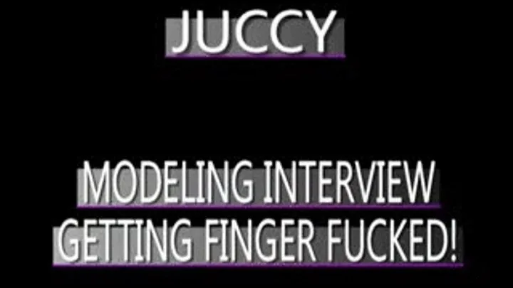 Ebony Model Juccy Gets Her Tight Pussy Finger Fucked! - MPG-4 VERSION