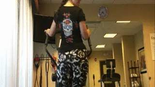 Luscious Lopez slow motion yoga pants