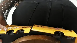 Jeny Crushes School Bus