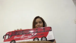 Monica Crushes Red Bus