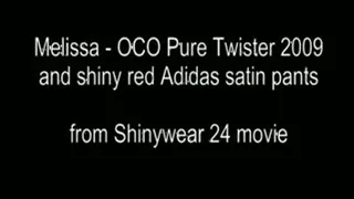 SW24 - Red Adidas pants and thick puffy jacket