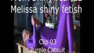 The purple catsuit