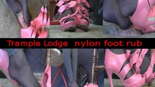 nylon foot rub