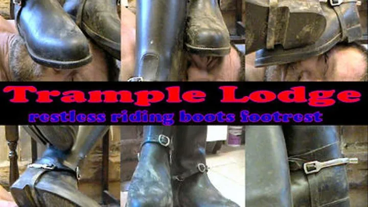 restless riding boots footrest