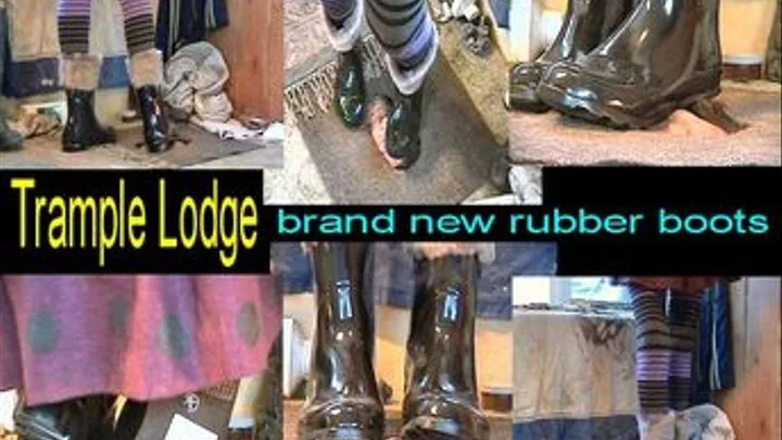 brand new rubber boots