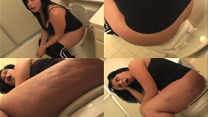 POV toilet farting #4