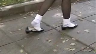 Spanish Leather low heels with bobby socks - Part 2 of 2
