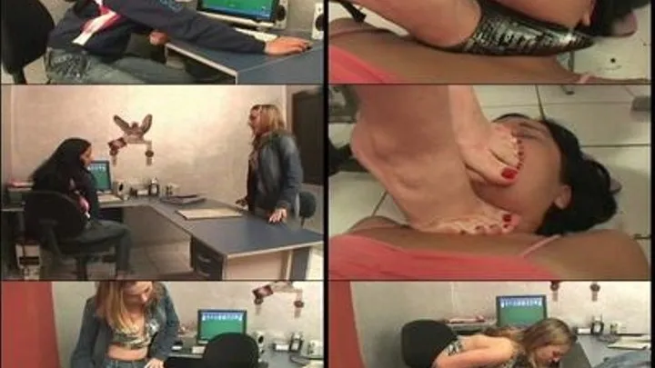 DANGEROUS FEET IN THE OFFICE - MISTRESS GABY - CLIP 1 - Exclusive MF