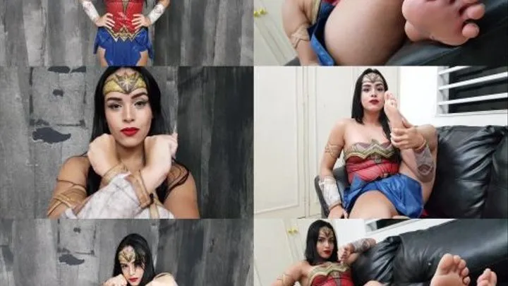 DANGEROUS FEET SERIE SUPER-HEROINA - VOL #206 new WONDER WOMAN - NEW MF 2018 - FULL VERSION - SERIE cinematic image - Never published