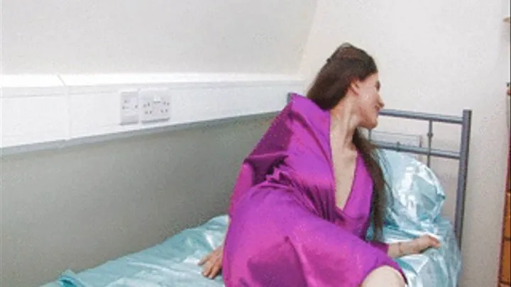 SSF 634 New girl Brianna Davies is Perfet in Purple satin as she reveals her purple panties