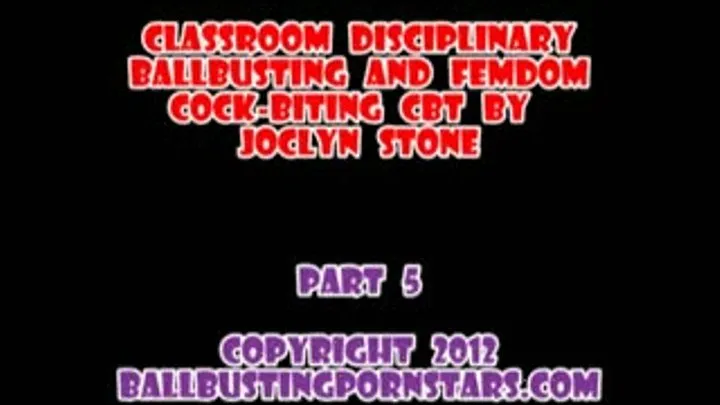 Joclyn Stone - Ballbusting Handjob with a Femdom Ruined Orgasm and a Cruel Castration (Part 5 of 5 - MP4 format for Mac and )