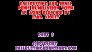 Lana Violet - Femdom Pussy-Eating and Interracial Foot Worship with an Asian Footjob (Part 3 - )