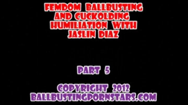 Jaslin Diaz - Interracial Cuckolding Cumshot with the Horny Latina and her Black Stud (Part 5 - MP4 format for Mac and users)