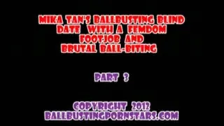 Mika Tan - POV Ballbusting and Ball-Stomping (Part 3 - MP4 format for Mac and users)