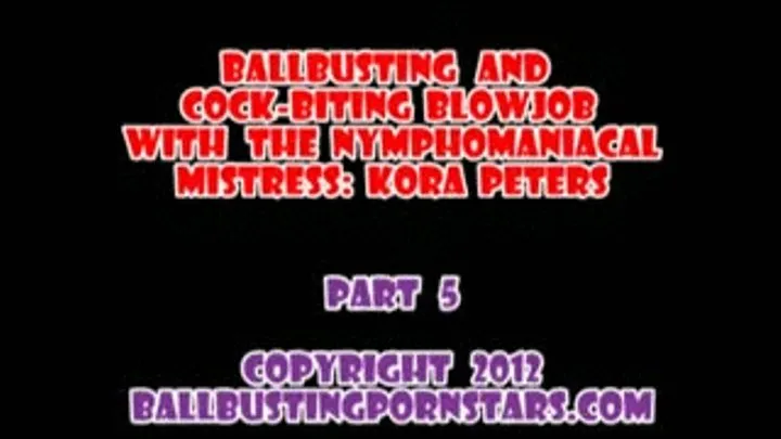 Kora Peters - Seductive Male Milking Cumshot and Femdom Cum Eating (Part 5 - MP4 format for Mac and users)