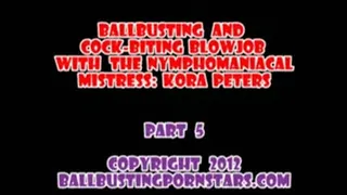 Kora Peters - Seductive Male Milking Cumshot and Femdom Cum Eating (Part 5 - MP4 format for Mac and users)