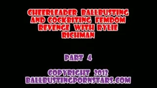 Rylie Richman - Brutal Ball-Biting and Cruel Femdom Handjob with a Slow Motion Cock-Biting Ruined Orgasm Cumshot (Part 4 - MP4 format for Mac and users)