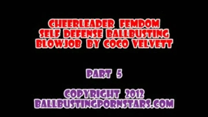 Coco Velvett - Femdom POV Ballbusting Blowjob and Slow Motion Cumshot with Ball-Biting Annihilation (Part 5 - MP4 format for Mac and users)