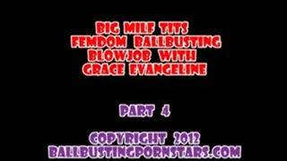 Grace Evangeline - Painful Cock-and-Ball Biting by the Big Breasted Blonde Babe (Part 4 - MP4 format for Mac and users)