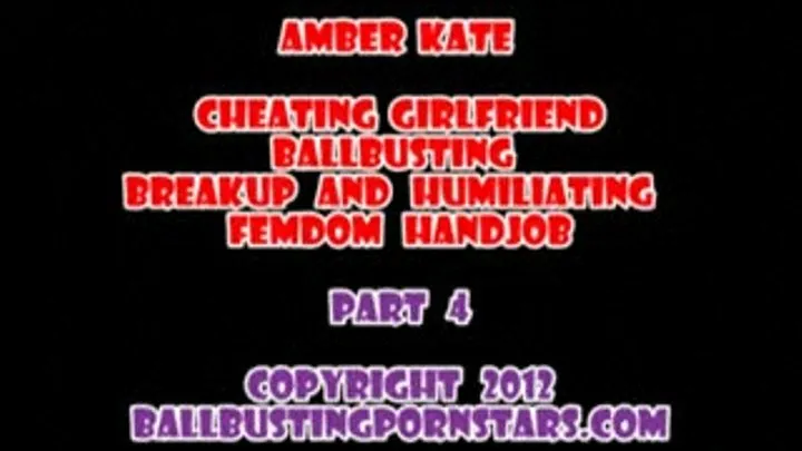 Amber Kate - Femdom Handjob and Slow Motion Cumshot (Part 4 - MP4 format for Mac and users)