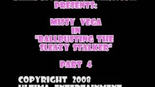 MISSY VEGA - ULTIMATE BALLBUSTING CUM SHOWER - SHE PUNCHES THE CUM OUT OF THE STALKER'S BALLS! (Part 4)