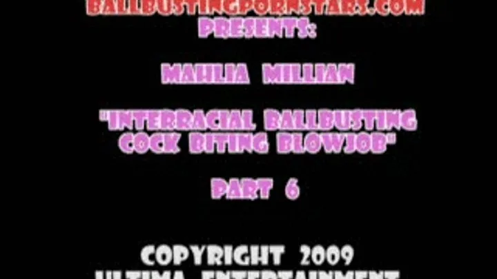 Mahlia Millian - Interracial Blowjob and Facial Cumshot in Slow Motion with a Femdom Finishing! (Part 6 of 6)