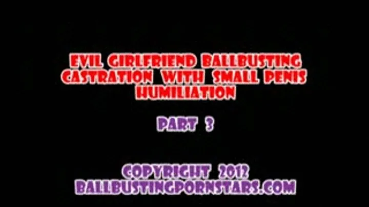 Monroe Valentino - Evil Girlfriend Ball-Punching and POV Ball-Busting (Part 3 - MP4 format for Mac and )