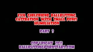 Monroe Valentino - Evil Girlfriend Ball-Punching and POV Ball-Busting (Part 3 - MP4 format for Mac and )