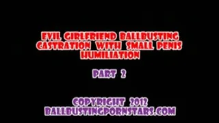 Monroe Valentino - Ballbusting by the Big-Breasted Girlfriend (Part 2 - MP4 format for Mac and )