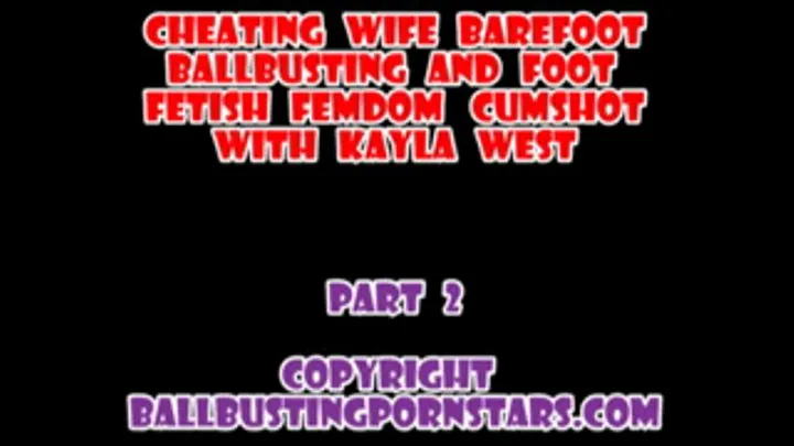 Kayla West - CFNM Bikini Ballbusting and Trampling and Foot Humiliation with the naked cuck (Part 2 - )