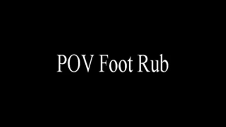 POV Interracial Foot Rub SSBBW Size 12WW Feet