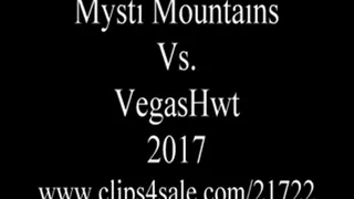 Mysti Vs VegasHwt Wrestling 2017