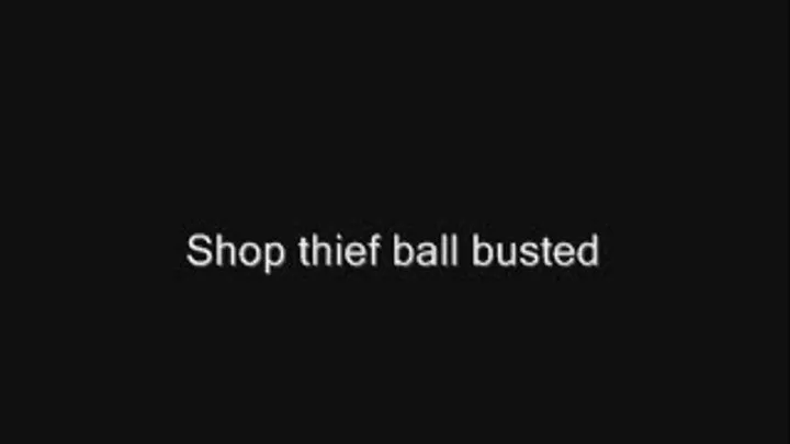 Store detective ball bust