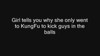 Kung fooed balls!