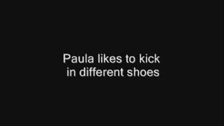 Paula loves her shoes