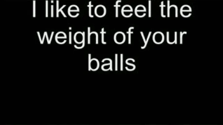 The weight of your balls HIGH QUALITY