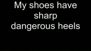 I love my sharp high heels HIGH QUALITY