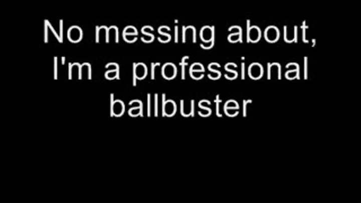 Professional ballbuster MEDIUM QUALITY