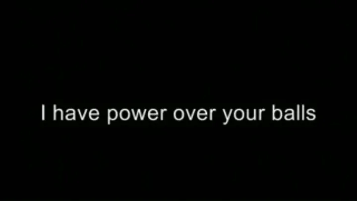 Power over your balls LOWER QUALITY