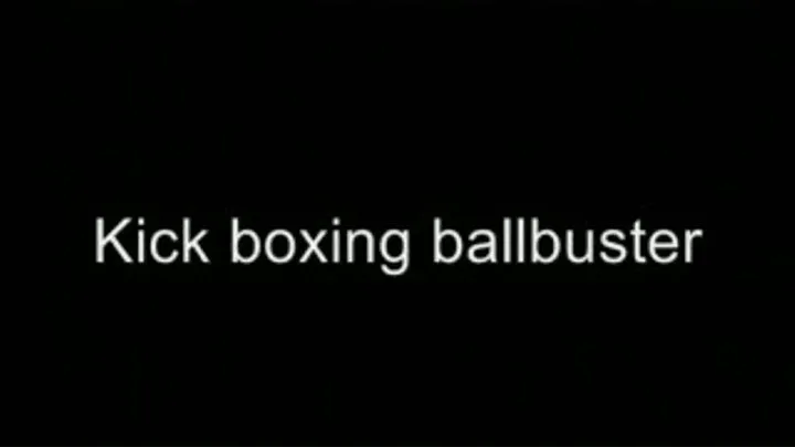 Kickboxing ballbuster LOWER QUALITY