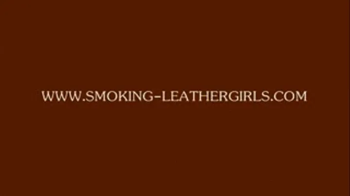 Bella 4 - Smoking Leathergirl with Beautiful Eyes