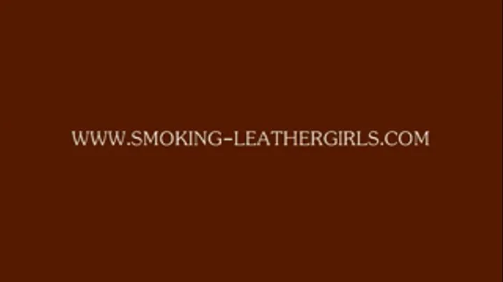 Carla 8 - Smoking in Miss Sixty Leather Pants