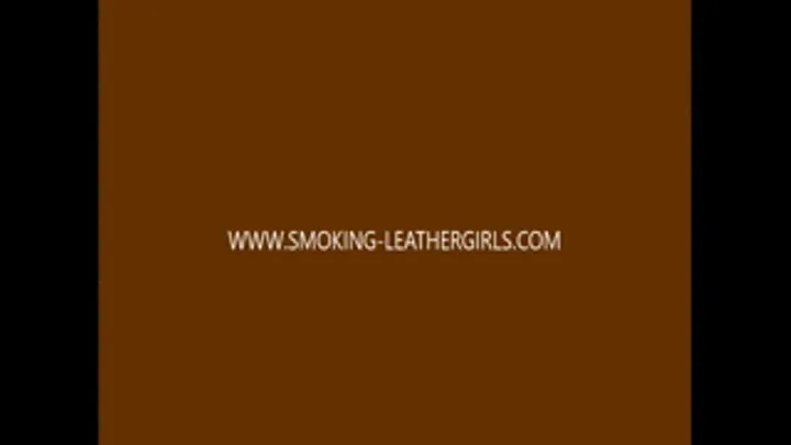 Luna 2 - Smoking in Biker Leather