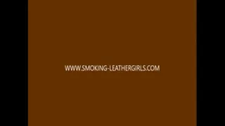 Luisa Diamant 1 - Smoking in Leather Pants
