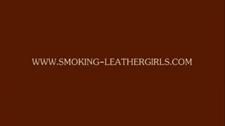 Sheila 4 - Smoking in her Leatherleggings