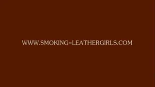 Kessy & Sophia 2 - Two Girls Smoking in Full Leather