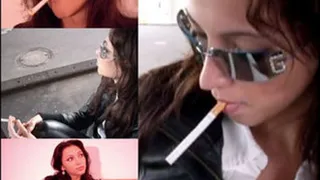 Vanessa 2 - Cigarettes, leather pants and sunglasses