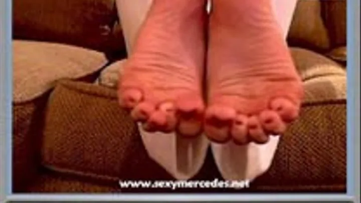 Jack Off To My Sexy, Wrinkled Soles And Spread Toes