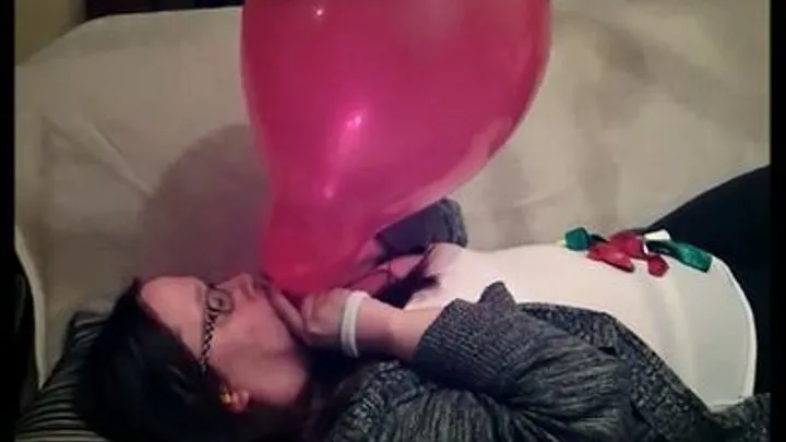 Balloon Bursting With Bella