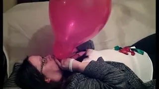 Balloon Bursting With Bella